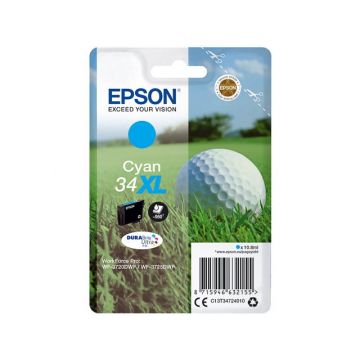 Epson T3472 inkt cartridge Cyaan (34XL) - Origineel