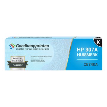 Huismerk voor HP 307A toner cartridge Zwart (HP CE740A toner) 7.000 afdrukken