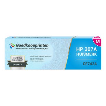 Huismerk voor HP 307A toner Magenta (CE743A) 7.300 afdrukken