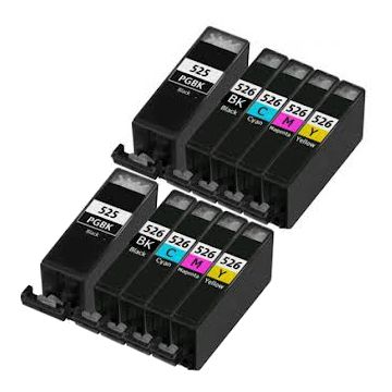 ACTIE: Canon PGI-525 / CLI-526 inkt cartridges set (10st) Huismerk