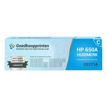 Huismerk voor HP CE271A toner cartridge Cyaan (17.000 afdrukken)