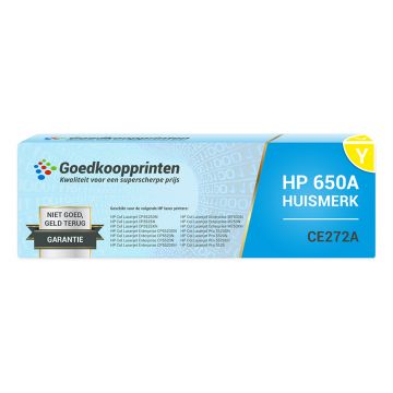 Huismerk voor HP CE272A toner cartridge Geel (17.000 afdrukken)