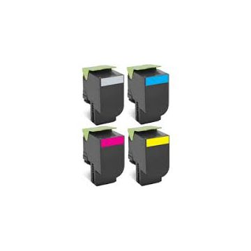 Lexmark 702 toner cartridge Multipack - Huismerk set