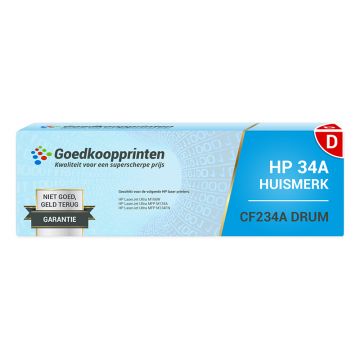 Huismerk voor HP 34A DRUM / HP CF234A Drum cartridge - 9.200 afdrukken