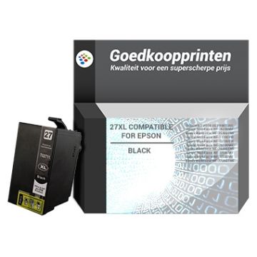 Epson T2711 inkt cartridge Zwart - Huismerk (35 ML)