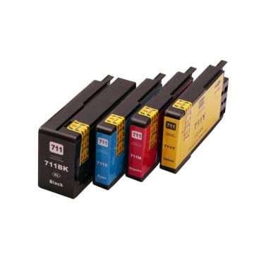 HP 711 inktcartridges Multipack - Huismerk