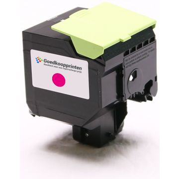 Huismerk voor Lexmark 802HM toner cartridge Magenta - 3.000 afdrukken