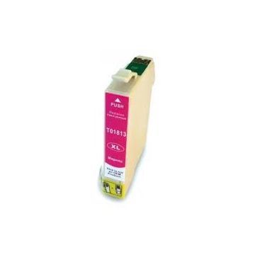 Epson T1813 inkt cartridge Magenta 16ML (18XL) - Huismerk